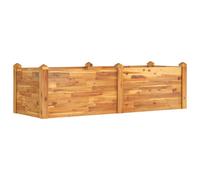 Garden Raised Bed Planter Pot Flower Box Solid Wood Acacia vidaXL