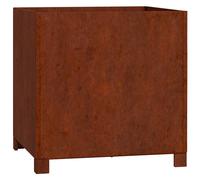 vidaXL Planter with Legs Rusty 49x47x50 cm Corten Steel, Brown