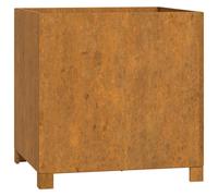 (49 x 47 x 50 cm/ 2 pcs) vidaXL Planters Garden Raised Bed Planter Pot with Legs Rusty Corten Steel