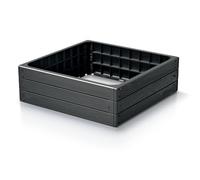 Garden Raised Grow Beds -STRONG- Rectangle Square Hex Vegetable Herb BOX Planter Trough (Anthracite, Square 75cm x 75cm)