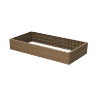 Garden Raised Grow Beds -STRONG- Rectangle Square Hex Vegetable Herb BOX Planter Trough (ECO Naturo, Rectangle 75cm x 150cm)