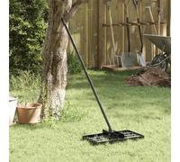 Garden Rake Manual Tool Outdoor Gardening Equipment Soil Smoothing Yard vidaXL