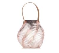 Garden Reflections Sorbet Collection Pink Floral Swirl Solar Glass...