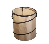 Garden Refuse Bags Garden Trash Can Folding Storage Fallen Leaves Outdoor(90L,Coffee)