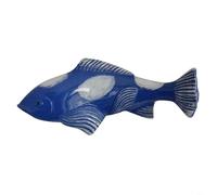 Garden Resin Sculpture For Koi Fish for Outdoor Lawn Decoration, Pond Surround, Fountain or Dry Bed Placement (Navy blue)