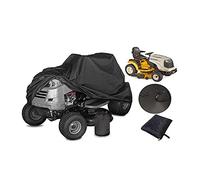 Garden Riding Lawn Mower Cover UCARE Outdoor Cycling Scooter Cover Waterproof and UV Resistant Tractor Protection Storage Bag Suitable for Scooter Black (L 71*43*45in)