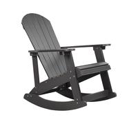 Garden Rocking Chair ADIRONDACK Dark Grey