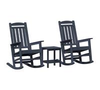 Garden Rocking Chair Plastic Garden Chair Patio Seating Terrace Furniture vidaX