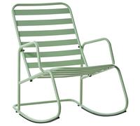 Garden Rocking Chair TURI Metal Green
