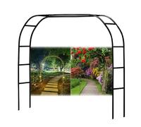 Garden Rose Arch Wedding Arbor Pera with Base Climbing Plant Support Outdoor Indoor Det for Trellis Flower Globe Ln Patio & Ele