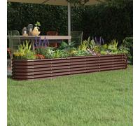 Garden Round Raised Vegetable Planter Outdoor Flower Trough Herb Grow Bed Box