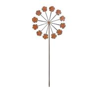 Garden Sake Natural Rustic Adjustable Petals Garden Yard Decoration Outdoor Stakes | Suitable for Outdoor Fencing, Porches, Lawns, Paths, Landscapes, Plots, Parks, Spring