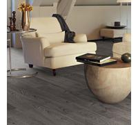 Garden Sanctuary 36 Pcs Peel And Stick Flooring Tile Waterproof Self Adhesive Plank Wood Grain Effect Pvc Flooring Dark Grey