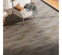 Garden Sanctuary 36Pcs Easy-To-Install Wood Grain Effect Flooring Tiles 91.5Cm (W) X 15.2Cm (D) 5M²