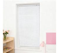 Garden Sanctuary Aluminium Horizontal White Coated Venetian Blind Shade 60Cm(W) X 130Cm(H)