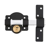 Garden Sanctuary Gate Bolt Lock Long Throw Gate Lock Garage Shed 5 Keys