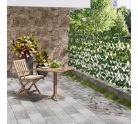 Garden Sanctuary Grape Leaf Faux Foldable Green Wall Backdrop Panels Elegant Fence Decor 194Cm W X 98.5Cm D