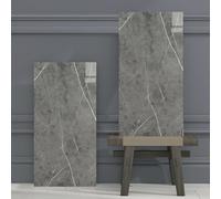 Garden Sanctuary Marble Effect Tile Stickers, Self Adhesive Art Wall Decals, Ideal For Kitchen & Bathroom Backsplash (60 X 30 X 0.2Cm)