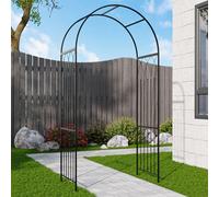 Garden Sanctuary Metal Arch For Garden Arbor Trellis & Climbing Plant 115Cm W X 56Cm D X 231Cm H