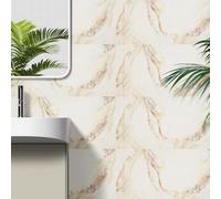 Garden Sanctuary Peel And Stick Marble-Style Kitchen & Bathroom Tiles 10Pcs Of Timeless Elegance 60Cm L X 30Cm W