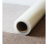 Garden Sanctuary Surface Protection Film Self Adhesive Puncture Resistant Dust Proofing Transparent Carpet Protection Film Roll 60Cm X 10M