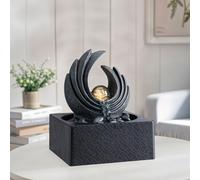 Garden Sanctuary Tabletop Water Feature with LED Lighting