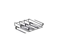 Garden Sanctuary Under Cabinet Storage Rack Cutting Board Holder in Black Garden Sanctuary Black