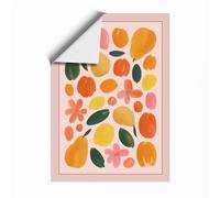 Garden Scatter Botanical Unframed Wall Art Print A3 (42×29.7cm), Wall Decor for Living Room, Bedroom, Office & Home, Art Gift