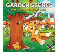 Garden Scenes: A Cute and Calming Garden-Themed Coloring Book for Quiet Escapes: 3 (Relax and Color)