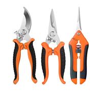 Garden Scissors Shears Set Durability Stainless Steel Design Suitable for Home Gardeners Outdoor Camping Shears