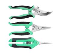 Garden Scissors Shears Set Durability Stainless Steel Design Suitable for Home Gardeners Stainless Steel Pruning Shears