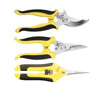 Garden Scissors Shears Set Durability Stainless Steel Design Suitable for Home Gardeners Stainless Steel Pruning Shears