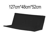 Garden Seat Cover 600D Oxford Fabric Outdoor Replacement Black | 600D Oxford fabric protects garden furniture against rain, sun and dust throughout the year.