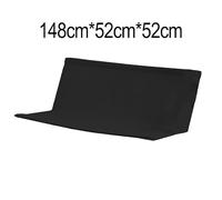 Garden Seat Cover 600D Oxford Fabric Outdoor Replacement Black | 600D Oxford fabric protects garden furniture against rain, sun and dust throughout the year.