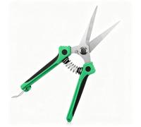 Garden Secateurs 8 Inch - Stainless Steel Pruning Shears for Plants, Flowers, Hedges & Gardening Heavy Duty Hand Pruner with Sharp Blades, 1-Pack Green