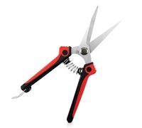 Garden Secateurs 8 Inch - Stainless Steel Pruning Shears for Plants, Flowers, Hedges & Gardening Heavy Duty Hand Pruner with Sharp Blades, 1-Pack Red