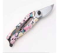 Garden Secateurs - Lightweight Super-Strong Pruners,Steel Blade Bypass Pruning Shears 8", Easy Garden Scissors for Women, Perfect Ladies Gardening Gift,Pink