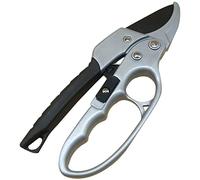 Garden Secateurs, Secateurs Pruning Scissors Less Effort, Shears for Easy Cut, Gardening Heavy Duty, Tree Trimmer Made with Steel,Silver