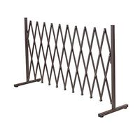 Garden Security Fence Gate Retractable Gate Metal Indoor Outdoor Retractable Baby Gate Safety Barrier Traffic Expandable Barrier Gate GOG Barrier Expandable Fence Gate