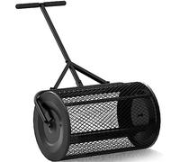 Garden Seeder for Lawn & Plants Multi Purpose Compost Spreader with T Handle Lightweight Grass Roller for Easy Planting & Seed Distribution