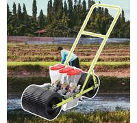 Garden Seeder - Hand Push Precision Planter for Corn, Beans, Peanuts - Adjustable Spacing Manual Seed Planter for Easy Vegetable Planting