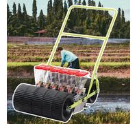 Garden Seeder - Hand Push Precision Planter for Corn, Beans, Peanuts - Adjustable Spacing Manual Seed Planter for Easy Vegetable Planting