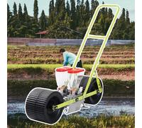 Garden Seeder - Hand Push Precision Planter for Corn, Beans, Peanuts - Adjustable Spacing Manual Seed Planter for Easy Vegetable Planting