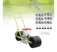 Garden Seeder, Manual Garden Seeder 2 Row Precision Seed Sowing Planter