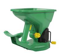 Garden Seeder Spreader - Manual Hand Crank Sower, Portable Lawn Dispenser | Five Gear Distribution Controller for Farm Landscaping Planting Yard Soil Enrichment Area Fertilizer Application Outdoor