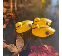 Selections Yellow Ducklings Pond Ornament Hunting Shooting Floating Decoy - Pack of 3