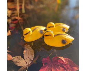 Garden Selections Decorative Plastic Floating Yellow Pond Ducklings (Pack Of 3)