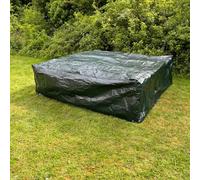 Selections Waterproof Extra Large Garden Rattan Sofa Set Furniture Cover in Green (2.55m)