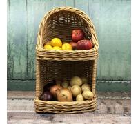 Selections Wicker Willow Vegetable and Fruit Storage Basket Kitchen Surface Store