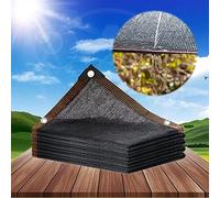 Garden Shade Netting 90% Sunblock Shade Cloth for Greenhouse Breathable Mesh Tarp with Grommets Available in 2x3m to 7x8m Sizes Black Plant Shading Solution